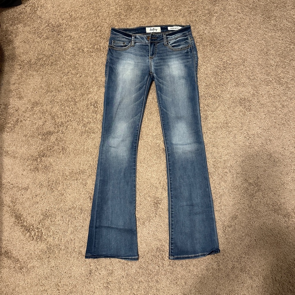Day trip low rise boot cut jeans